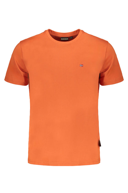 Napapijri Mens Orange Short Sleeve T-Shirt