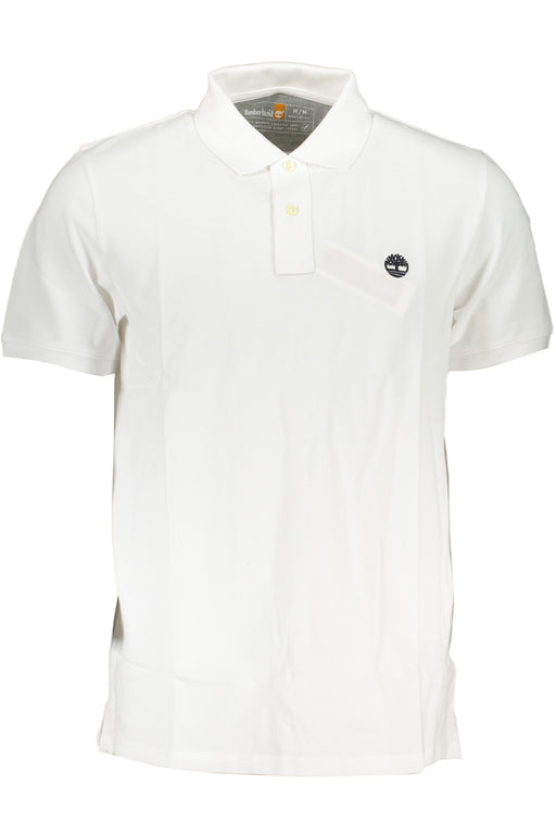 Timberland Mens White Short Sleeved Polo Shirt