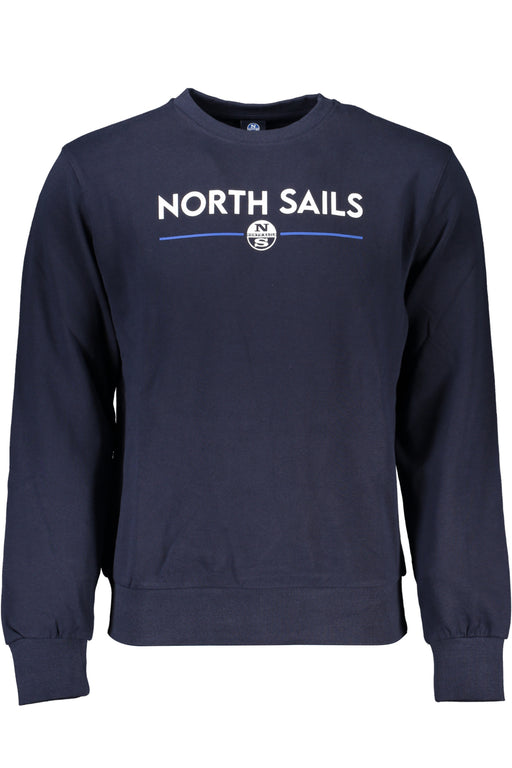 North Sails Mens Blue Zipless Sweatshirt