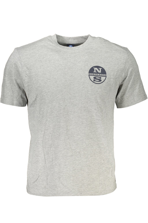 North Sails Mens Short Sleeved T-Shirt Gray