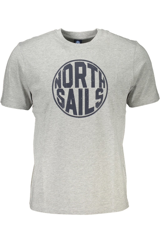 North Sails Mens Short Sleeved T-Shirt Gray