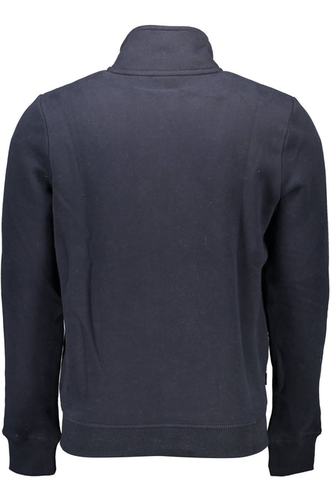 SUPERDRY HERREN-Sweatshirt in Blau mit Reißverschluss